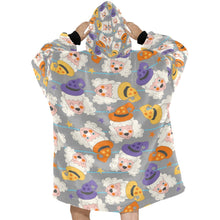 Load image into Gallery viewer, Bewitched Poodle Love Blanket Hoodie for Women - 4 Colors-Blanket-Blanket Hoodie, Blankets, Poodle-2