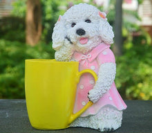 Load image into Gallery viewer, Bichon Frise Garden Statue - 4 Designs - Bichon Frise Love Garden Statues-Home Decor-Bichon Frise,Dog Memorial Gifts,Home Decor,Statue-Bichon Holding Cup-7