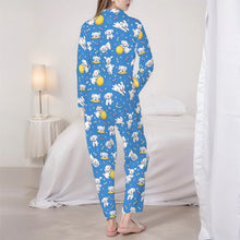 Load image into Gallery viewer, Bichon Frise Pajamas for Women - XL Available - I Love Playful White Bichon Frises-Pajamas-Apparel,Dog Mom Gifts,Pajamas-5