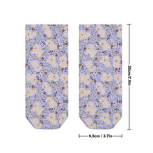 Load image into Gallery viewer, Bichon Frise Socks - Ankle Length - Flower Garden Bichon Frise-Accessories-Accessories,Bichon Frise,Dog Dad Gifts,Socks-14