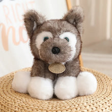 Load image into Gallery viewer, Big Baby Paws Husky Stuffed Animal Plush Toys-Stuffed Animals-Dog Memorial Gifts,Siberian Husky,Stuffed Animal-Dark Grey-One Size-9