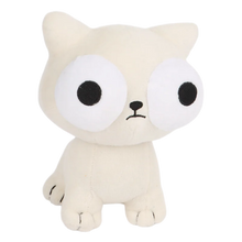 Load image into Gallery viewer, Big Bulgy Eyes White Cat Plush Toy-6