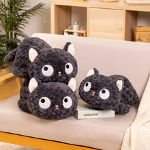Load image into Gallery viewer, Big Eyed Black Cat Stuffed Animal Plush Toys-4