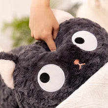 Load image into Gallery viewer, Big Eyed Black Cat Stuffed Animal Plush Toys-1