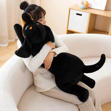 Load image into Gallery viewer, Black and Tan Dachshund Plush - Snuggly Belly Flopper-5