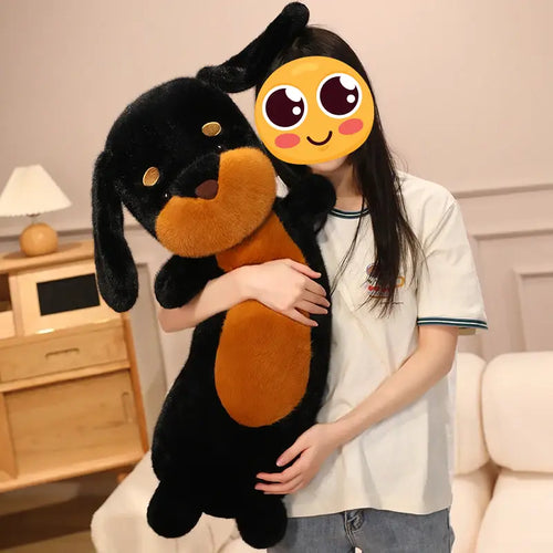 Cute Black and Tan Dachshund Stuffed Animal Plush Toy-Dachshund,Dog Memorial Gifts,Stuffed Animal-1
