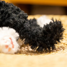 Load image into Gallery viewer, Black and White Cat Plush Toys - Furry Texture - Sitting and Belly Flop Design-14