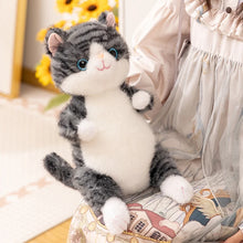Load image into Gallery viewer, Black and White Cat Soft Plush Toy - Precious Sparkle-Eyed Kitty-6