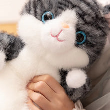 Load image into Gallery viewer, Black and White Cat Soft Plush Toy - Precious Sparkle-Eyed Kitty-7