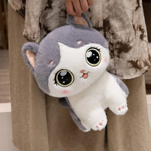 Load image into Gallery viewer, Black and White Cat Soft Toy - Big Eyed Kawaii Kitty-10