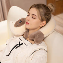 Load image into Gallery viewer, Siamese Cat Soft Toy - Whimsical Prawn Cat Plush Toy and Neck Pillow-Stuffed Animals-Cats,Home Decor,Pillows,Siamese Cat,Stuffed Animal-3