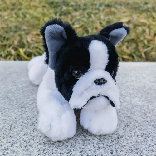 Playful Pied French Bulldog Plush Toy Stuffed Animal-Dog Memorial Gifts,French Bulldog,Stuffed Animal-1