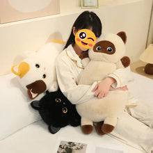 Load image into Gallery viewer, Black Bombay Cat Pillow - Kawaii Fat Cat Plush Toy-16