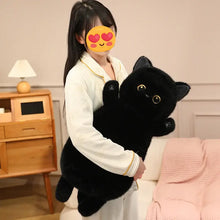 Load image into Gallery viewer, Black Bombay Cat Pillow - Kawaii Fat Cat Plush Toy-14