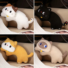 Load image into Gallery viewer, Black Cat Plush Pillow - Curvy Kawaii Big-Eyed Cat-11