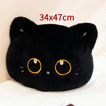 Load image into Gallery viewer, Black Cat Plush Pillow - Sweet Big-Eyed Cutie-5-1