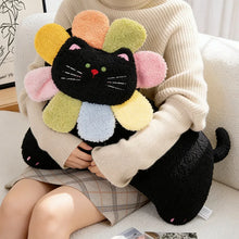 Load image into Gallery viewer, Black Cat Plush Toy and Lumbar Pillow - Spring Flower Sweetheart-14