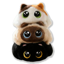 Load image into Gallery viewer, Black Cat Plush Toy - Big Eyed Squishy Cat-2