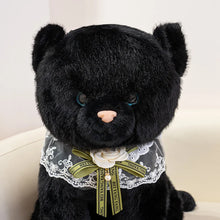 Load image into Gallery viewer, Black Cat Plush Toy - Darling Lace Collar Kitty-10