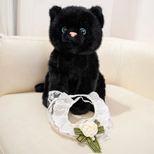 Load image into Gallery viewer, Black Cat Plush Toy - Darling Lace Collar Kitty-12