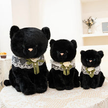 Load image into Gallery viewer, Black Cat Plush Toy - Darling Lace Collar Kitty-5