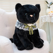 Load image into Gallery viewer, Black Cat Plush Toy - Darling Lace Collar Kitty-6