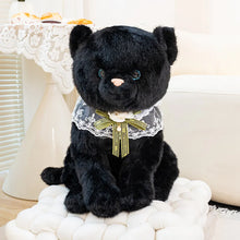 Load image into Gallery viewer, Black Cat Plush Toy - Darling Lace Collar Kitty-7