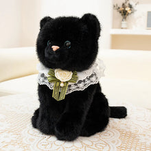 Load image into Gallery viewer, Black Cat Plush Toy - Darling Lace Collar Kitty-1