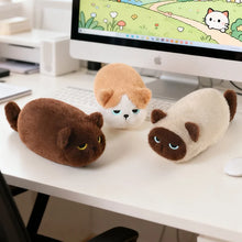 Load image into Gallery viewer, Black Cat Plush Toy - Grumpy Fat Cat Loaf - Tiny to Medium Sizes-3