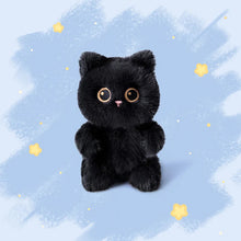 Load image into Gallery viewer, Black Cat Plush Toy Teddy Bear - Tiny Size-Cats-Cats,Stuffed Animal-4