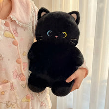 Load image into Gallery viewer, Black Cat Plushie - Cutest Sitting Fat Black Cat-black cat-35cm-12