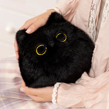 Load image into Gallery viewer, Black Cat Soft Toy - Small Little Furry Black Ball-Stuffed Animals-Black Cat,Cats,Stuffed Animal-3