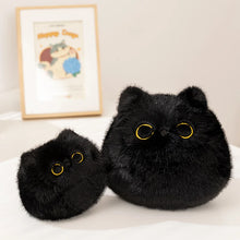 Load image into Gallery viewer, Black Cat Soft Toy - Small Little Furry Black Ball-Stuffed Animals-Black Cat,Cats,Stuffed Animal-5