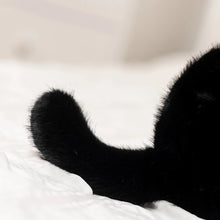 Load image into Gallery viewer, Black Cat Soft Toy - Small Little Furry Black Ball-Stuffed Animals-Black Cat,Cats,Stuffed Animal-7