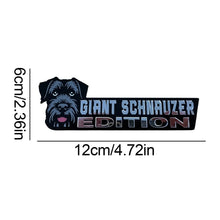 Load image into Gallery viewer, Black Giant Schnauzer Car Decal - Special Edition Giant Schnauzer-Car Accessories-Car Accessories,Car Sticker,Schnauzer-2