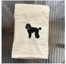 Load image into Gallery viewer, Black Lab Love Large Embroidered Cotton Towel-Home Decor-Bathroom Decor,Black Labrador,Dog Mom Gifts,Home Decor,Towel-30