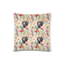 Load image into Gallery viewer, Black Labrador in Meadow of Dreams Throw Pillow Cover-4