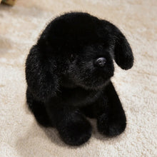 Load image into Gallery viewer, Black Labrador Plush Toy - Sitting Baby Black Labrador Soft Toy-Stuffed Animals-Black Labrador,Dog Memorial Gifts,Stuffed Animal-8