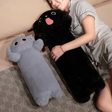 Load image into Gallery viewer, Black Labrador Stuffed Animal Plush Pillow-6