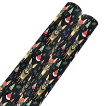 Load image into Gallery viewer, Black Tan Chihuahuas Christmas Cheer Gift Wrapping Paper - 2 Rolls-Christmas Ornament-Chihuahua,Christmas,Wrapping Paper-Chihuahua-5