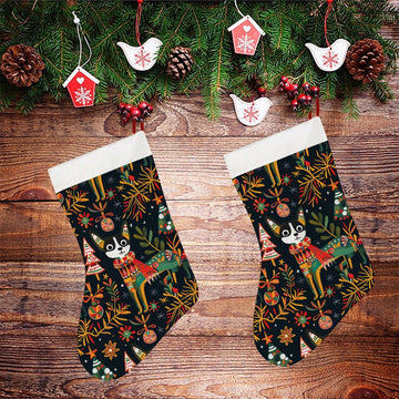 Black White Chihuahuas Christmas Extravaganza Christmas Stocking 26x42cm White 3 B9e69b9a A79f 40b4 876a 0c86d6e34fae 360x