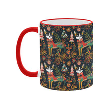 Load image into Gallery viewer, Black White Chihuahua's Christmas Extravaganza Coffee Mug-3