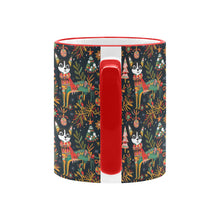 Load image into Gallery viewer, Black White Chihuahua's Christmas Extravaganza Coffee Mug-6