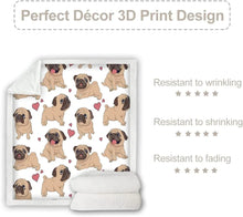 Load image into Gallery viewer, Happy 4th of July Dachshunds Soft Warm Fleece Blanket - 4 Colors-Blanket-Blankets, Dachshund, Home Decor-8