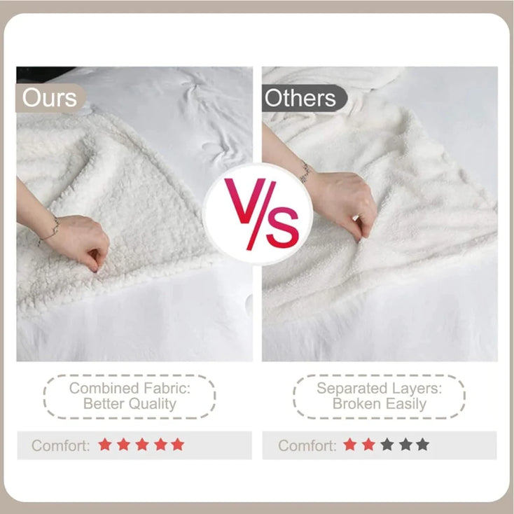 Happy Tri Color Corgi Love Soft Warm Fleece Blanket - 3 Colors-Blanket-Blankets, Corgi, Home Decor-5