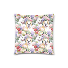 Load image into Gallery viewer, Blossom Buddies English Bulldogs Throw Pillow Covers-Cushion Cover-English Bulldog, Home Decor, Pillows-Four Pairs-4