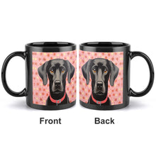 Load image into Gallery viewer, Blossom Watch Black Labrador Coffee Mug-2