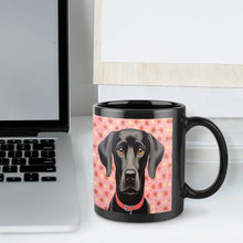 Load image into Gallery viewer, Blossom Watch Black Labrador Coffee Mug-7