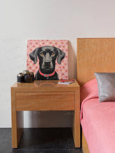 Load image into Gallery viewer, Blossom Watch Black Labrador Framed Wall Art Poster-Art-Black Labrador, Dog Art, Home Decor, Labrador, Poster-3