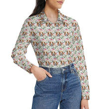 Load image into Gallery viewer, Blossoming Beauty Beagles Women&#39;s Shirt-8